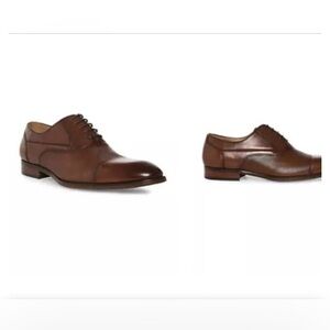 Steve Madden Proctor Tan Leather Oxford Dress Shoes Men’s Size 11 Lace Up